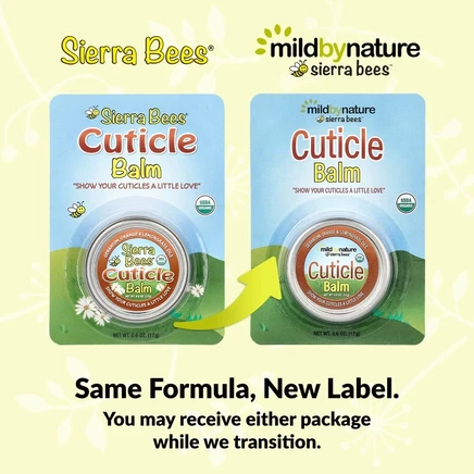 Mild By Nature, Sierra Bees™, бальзам для ухода за кутикулой, герань, апельсин и лемонграсс, 17 г (0,6 унции)