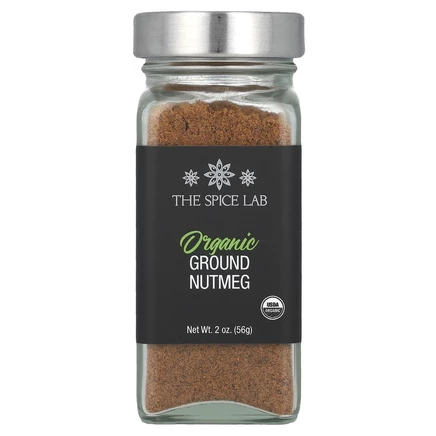 The Spice Lab, Органический молотый мускатный орех, 56 г (2 унции)