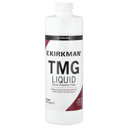 Kirkman Labs, TMG Liquid, Raspberry, 16 fl oz (473 ml)