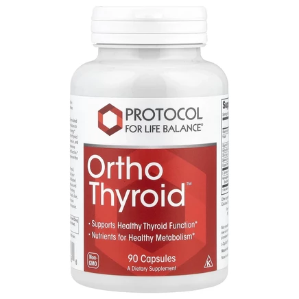 Protocol for Life Balance, Ortho Thyroid, 90 растительных капсул