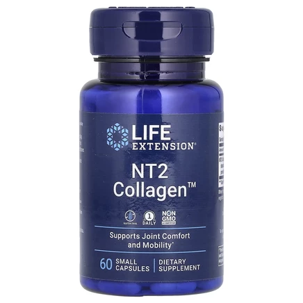 Life Extension, NT2 Collagen, 60 маленьких капсул