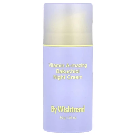 By Wishtrend, Ночной крем с витаминами A-mazing, бакучиол, 30 г (1,05 унции)