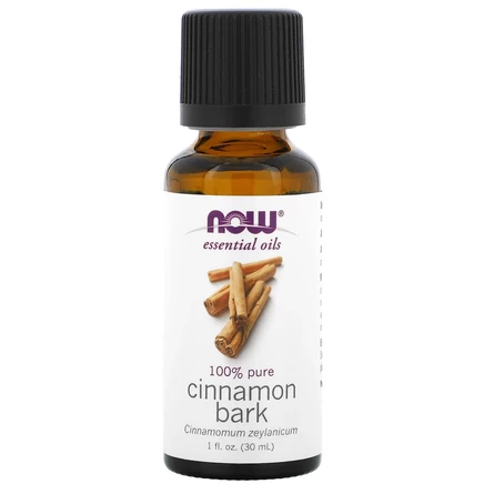 NOW Foods, Essential Oils, эфирное масло коры корицы, 30 мл (1 жидк. унция)