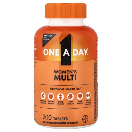 One-A-Day, One A Day, мультивитаминный комплекс для женщин, 200 таблеток