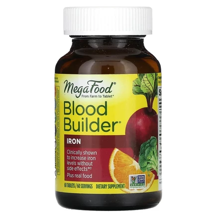 MegaFood, Blood Builder, 60 таблеток
