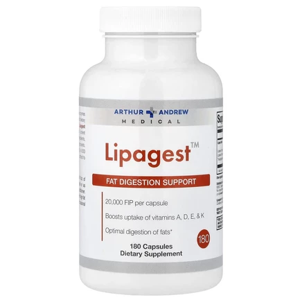 Arthur Andrew Medical, Lipagest™, 180 капсул