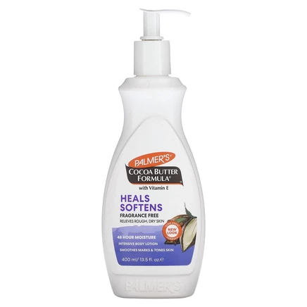 Palmer's, Cocoa Butter Formula, лосьон с маслом какао и витамином Е, ежедневное средство для кожи, без отдушки, 400 мл (13,5 жидк. унции)
