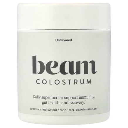 Beam Organics, молозиво, без добавок, 100 г (3,53 унции)