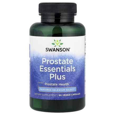Swanson, Prostate Essentials Plus, 90 растительных капсул
