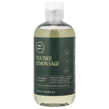 Paul Mitchell, Thickening Shampoo®, лимонный шалфей, 300 мл (10,14 жидк. Унции)