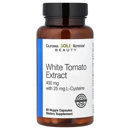 Solumeve, Pearl Tomato, добавка для здоровья кожи, 400 мг, 60 растительных капсул