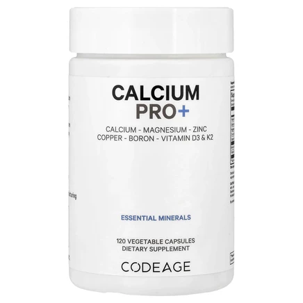 Кальций Codeage Calcium Pro+, 120 капсул