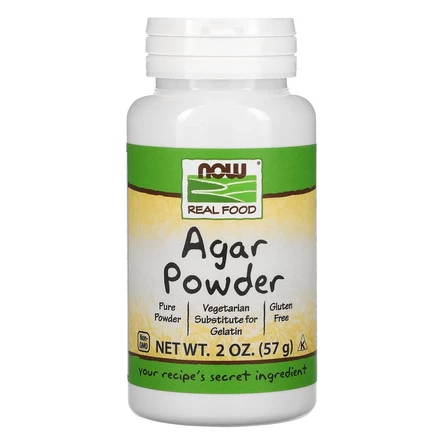 Порошок агар-агара NOW Foods, 57 г