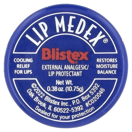 Blistex, Lip Medex®, защитное средство для губ и наружное обезболивающее, 10,75 г (0,38 унции)