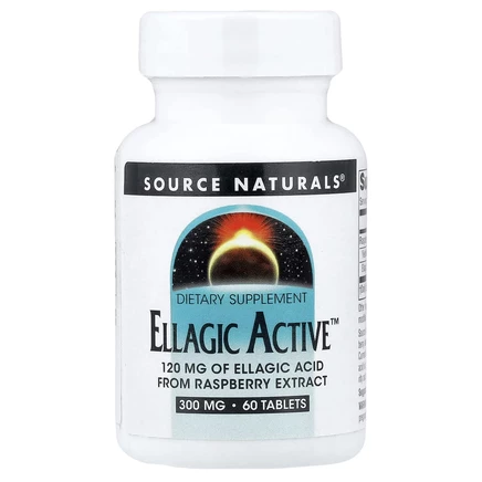 Source Naturals, Активные Эллаготанины, 300 мг, 60 таблеток