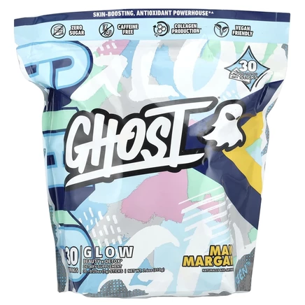 Ghost, Glow, манго и маргарита, 30 палочек по 7 г (0,25 унции)