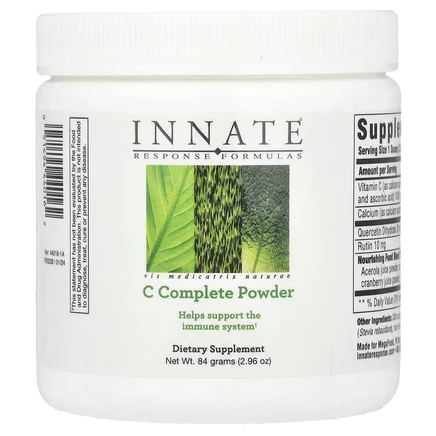 Innate Response Formulas, C Complete, смесь для поддержки иммунитета с витамином С в порошке, 84 г (2,96 унции)