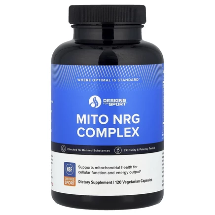 Designs For Health, Mito NRG Complex, 120 вегетарианских капсул