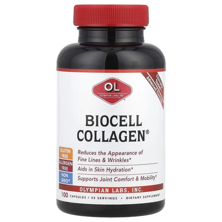 Olympian Labs, Коллаген BioCell, 100 капсул