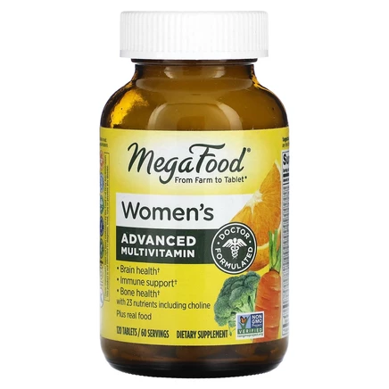 MegaFood, Multi for Women, комплекс витаминов и микроэлементов для женщин, 120 таблеток