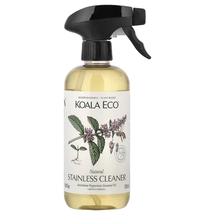 Koala Eco, натуральное очищающее средство из высококачественной стали, эфирное масло, австралийская перечная мята, 500 мл (16,9 жидк. унции)