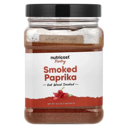 Nutricost, Pantry, копченая паприка, 454 г (16,2 унции)