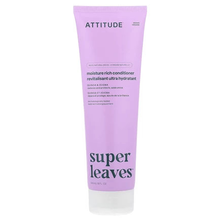 ATTITUDE, Super Leaves™, увлажняющий насыщенный кондиционер, с киноа и жожоба, 240 мл (8 жидк. унций)