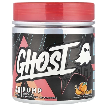 Ghost, Pump, персик, 340 г (12 унций)