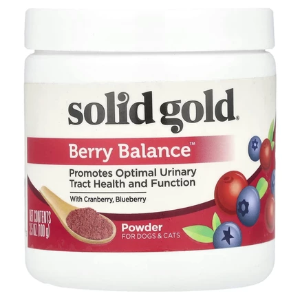 Solid Gold, Berry Balance ™, порошок для собак и кошек, 100 г (3,5 унции)