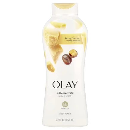 Olay, Увлажняющий гель для душа с маслом ши, 650 мл (22 жидк. Унции)