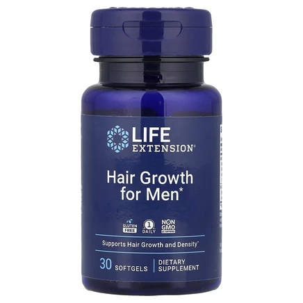 Life Extension, Для роста волос для мужчин, 30 мягких таблеток