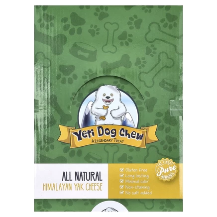 Yeti Dog Chew, гималайский сыр яка, для собак, средний, 3 фунта