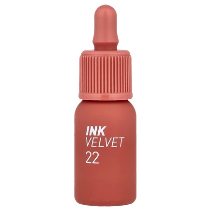 Peripera, Ink Velvet, тинт для губ, оттенок 22 Bouquet Nude, 4 г (0,14 унции)