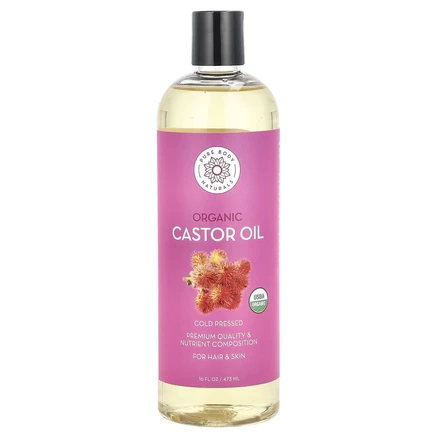 Pure Body Naturals, органическое касторовое масло, 473 мл (16 жидк. унций)