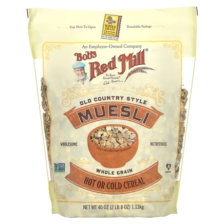Bob's Red Mill, мюсли, в деревенском стиле, цельнозерновые, 1,13 кг (40 унций)