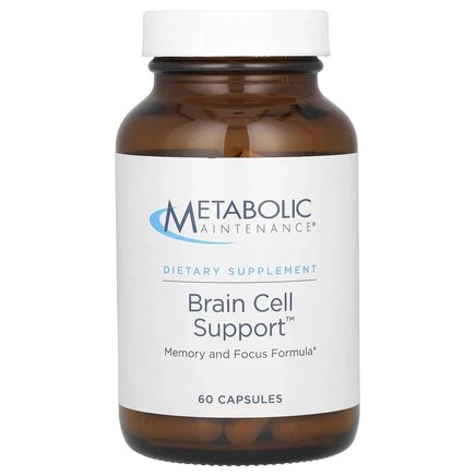 Metabolic Maintenance, Brain Cell Support, добавка для здоровья мозга, 60 капсул