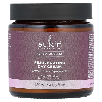 Sukin, Purely Ageless, омолаживающий дневной крем, 120 мл (4,06 жидк. унции)