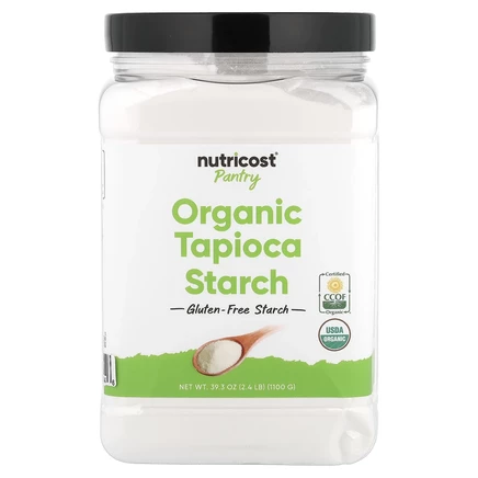 Nutricost, Pantry, органический тапиоковый крахмал, 1100 г (39,3 унции)