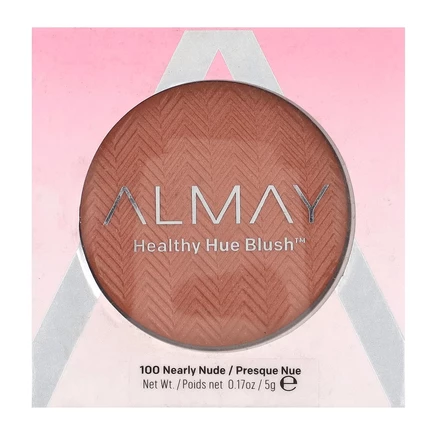 Almay, Healthy Hue Blush, румяна, оттенок 100 почти нюдовый, 5 г (0,17 унции)