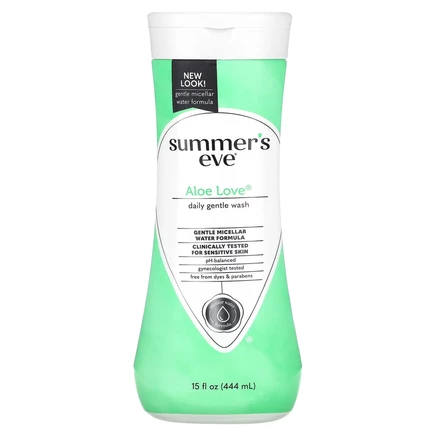 Summer's Eve, Очищающее средство 5 in 1, Aloe Love, 444 мл