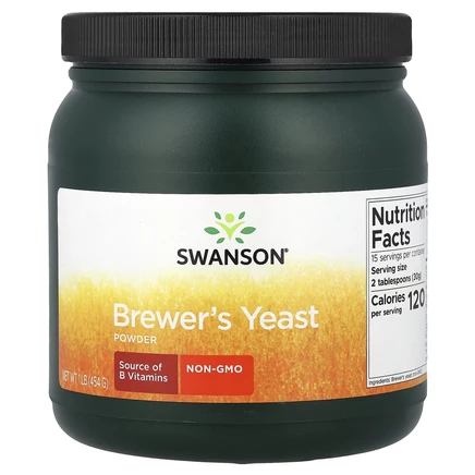 Swanson, Порошок пивных дрожжей, 454 г (1 фунт)