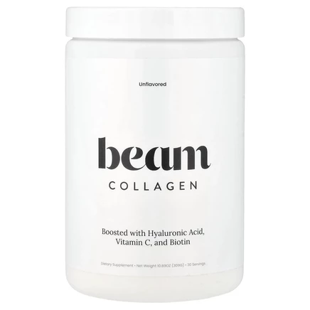 Beam Organics, коллаген, без добавок, 309 г (10,89 унции)