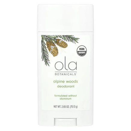 Dr. Mercola, Ola Botanicals®, дезодорант, альпийский лес, 75,13 г (2,65 унции)