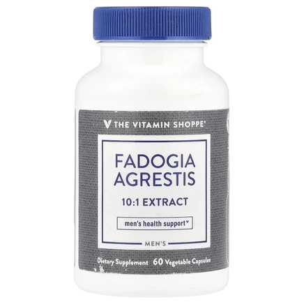 The Vitamin Shoppe, Fadogia Agrestis для мужчин, 600 мг, 60 растительных капсул