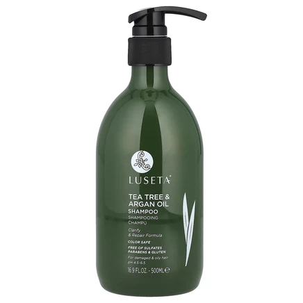 Luseta Beauty, шампунь с маслом чайного дерева и арганы, 500 мл (16,9 жидк. унции)