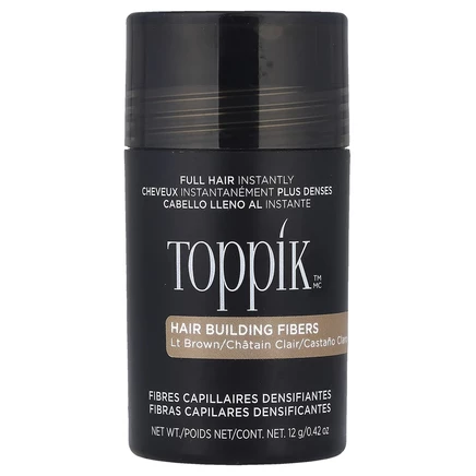 Toppik, клетчатка для укрепления волос, светло-коричневый, 12 г (0,42 унции)