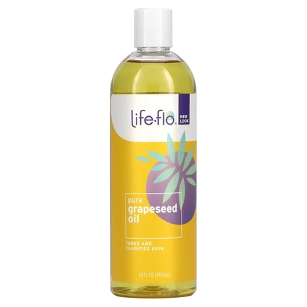 Life-flo, чистое масло из виноградных косточек, уход за кожей, 473 мл (16 жидк. унций)
