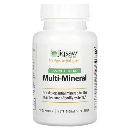 Jigsaw Health, Essential Blend, мультиминеральное средство, 90 капсул