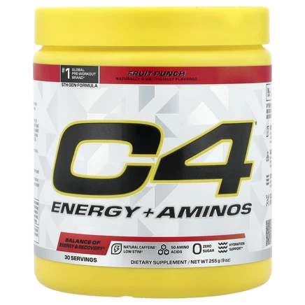 C4 / Cellucor, C4®, энергия и аминокислоты, фруктовый пунш, 255 г (9 унций)