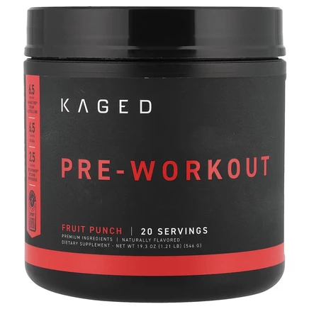Kaged, PRE-KAGED, предтренировочный комплекс, фруктовый пунш, 592 г (1,31 фунта)